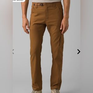 Men’s stretch Zion slim pants Sepia